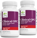 Terry natuurlijk klinische OPC extra sterkte - Cardiovasculaire gezondheid en focus ondersteuning - supplement met druivenzaad extract - Immuun ondersteuning supplement - 60 Softgels (pakket van 2)