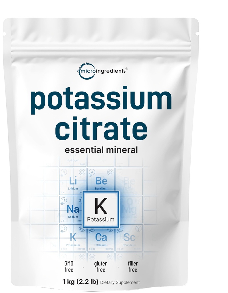 US Origin Kalium-Citraatpoeder, 1 KG (35 Ounce) 