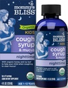 Mama's Gelukzaligheid Biologische Kids Hoest Siroop & Slijm Relief voor Nachttijd, Agave & Honing, Ivy Leaf, Zink, Vitamine C, +Herbal Nighttime Blend, 4 Fl z