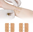 Réparez la lacération des points de fermeture avec les points sans les points Butterfly Bandaids Clot rapide - Serrures de plaie d'urgence Appareil 2 pièces(PU)