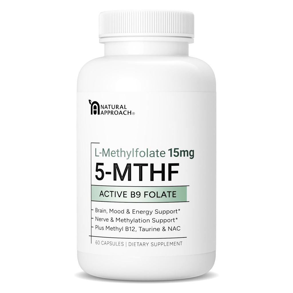 L-Methylfolaat 15 mg plus methyl-B12, D3, Taurine & NAC 