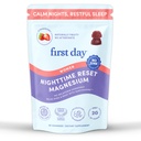 Eerste dag Vrouwen 's Nachts resetten Kalmeren Magnesium Gummies 