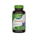 Nature's Way Borage Oil, Cold Pressed & Ungineated, GLA Supplement, 300 mg GLA en 440 mg Linolzuur per Serving, 60 Softgels (Packaging May Vary)