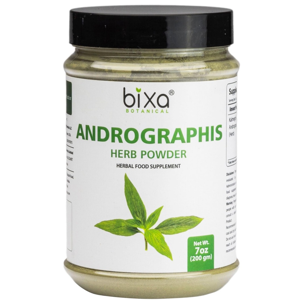 bixa BOTANIC Andrographis Powder 200 Gram 7 OZ 