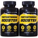 Testosteron Booster - Testosteron Supplement voor mannen - Mannelijke verhoging van pillen voor spiergroei, Libido, uithoudingsvermogen, kracht - Tongkat Ali Muscle Builder Workout Supplement - Totaal T Test Boost - 2 PACK