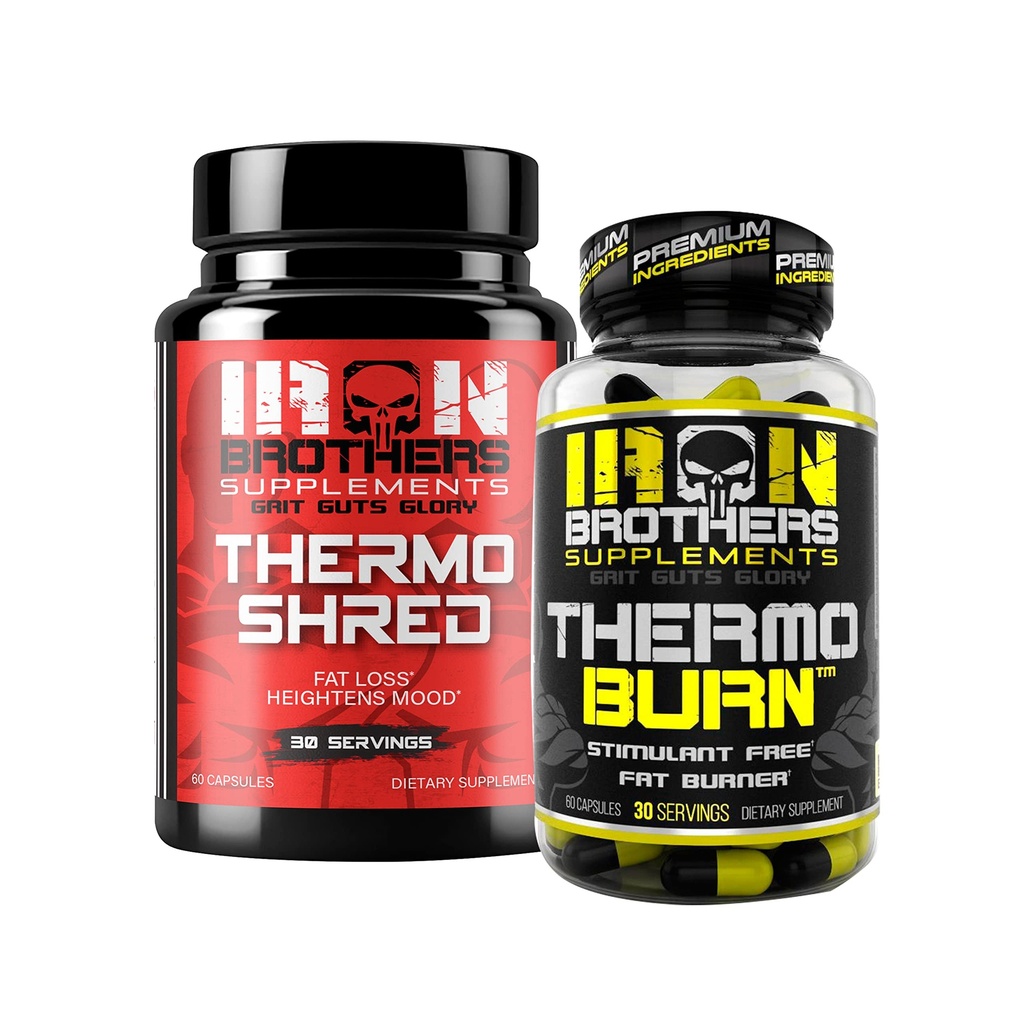 Thermogenic Fat Burners & Stimulant Free Fat Burner Bundle for Men/Women 