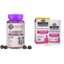 Tuin van het leven Organics Vlierbes Gummies voor volwassenen en kinderen - Immune Support Supplement met biologisch fruit &, Dr. Geformuleerde vrouwen probiotica eenmaal daags, 16 Strains, 50 miljard, 30 capsules