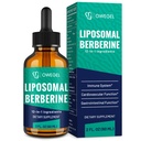 Berberine HCL Supplement met Ceylon Cinnamon - Zeer absorberende Liposomale Berberine Liquid Drops 3000mg- 12 in 1 Natuurlijke Ingrediënten - AMPK Activator - 2 Fl Oz