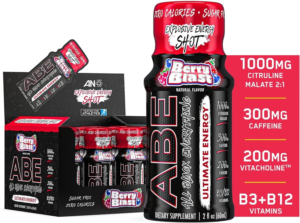 All Black Everything Energy Shots 