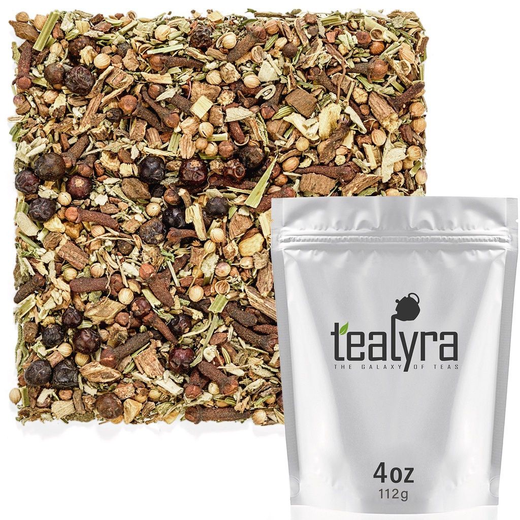 Tealyra - Blood Cleanser Tea - Wellness Detox - Health Tonic - Dandelion - Gember - Los blad Kruidenthee - Natural Cleanse - Diuretische thee - Cafeine-Free - 112g (4-ounce)