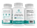Alaskan Wild-Caught Marine Collagen Peptiden met Hyaluronzuur en vitamine C - Ondersteunt huid, haar, nagels, gewrichten & botten - Type 1 & 3 Collageen voor vrouwen & mannen - 120 poedercapsules