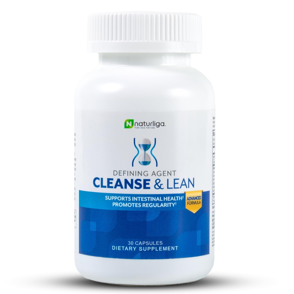 Max Muscle Naturaliga Cleanse and Lean Defining Agent Herbal Cleanse for Regularity w/Natural Detoxifying Ingredients for Gut Health Colon Detox Health and Bloating, 30 Count