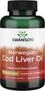 Swanson kabeljauw leverolie 1250 Iu A/135 Iu D 250 Sgels