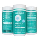 UpNourish AREDS 2 Plus Eye Vitamin Supplement, AREDS 2 Zinc Free Formula with Lutein, Zeaxanthin, Saffron, Astaxanthin & DHA - 120 softgels