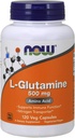 NOW Foods L-Glutamine 500mg - 120 st (verpakking van 2)