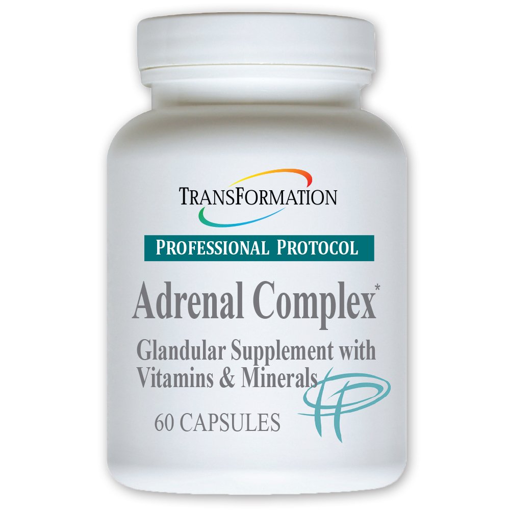 TRANSFORMATIE VAN DE GENESIS VAN GOEDE GEZONDHEIDS ENzymeN Adrenal Complex - 60 Capsules - synergistische formulering van kruiden en vitaminen ter ondersteuning van een gezond endocrien systeem