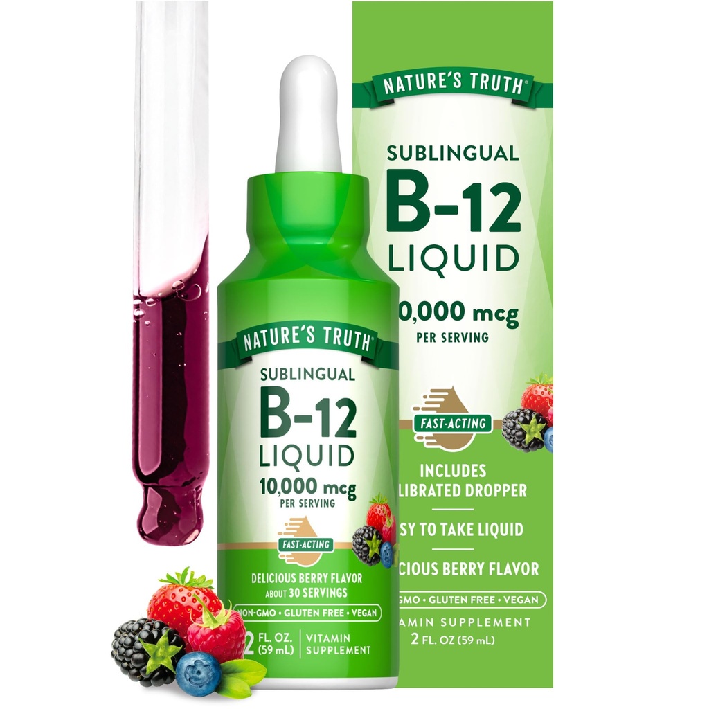 De waarheid van de natuur B12 Sublingual Liquid Drops 