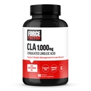 FORCE FACTOR CLA Supplementen, CLA 1000 mg, Vermengd Linolzuur ter ondersteuning van lichaamssamenstelling en spiermassa Lean, Gemaakt van saffloerolie, Stimulant Free, Non-GMO, 90 Softgels