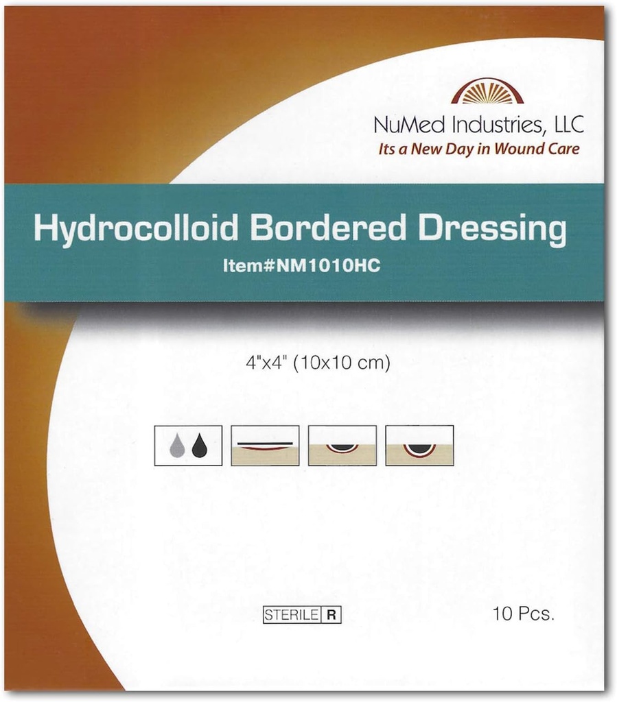 Hydrocolloïde randdressing 4x4 10/Box