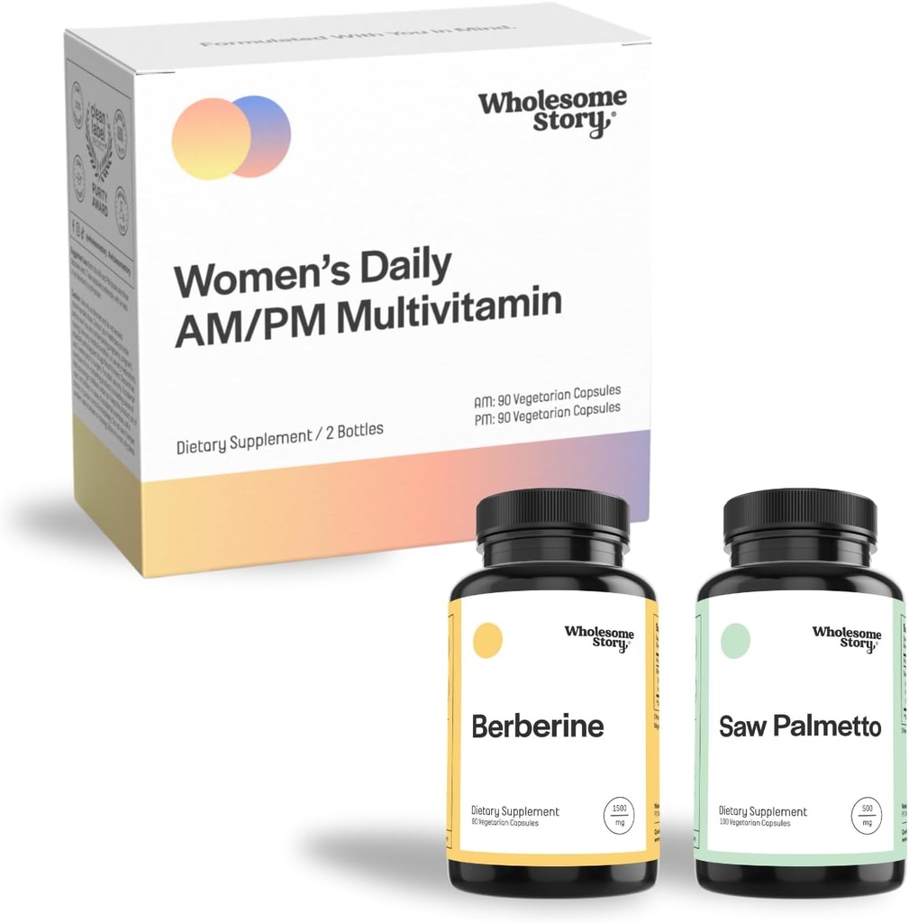 Hair, Skin, & Nails Bundle: Berberine Supplement 1500mg 
