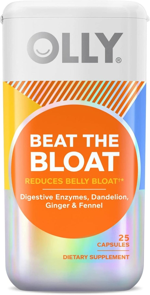 YHN Beat The Bloat Capsule Supplément, Soutien digestif, 25 Ct