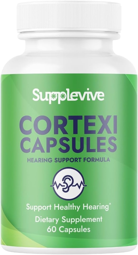 Cortexi Horen Ondersteuning Formule - oor Tinnitus Relief voor Ringing Ears, Tinnitus Supplement & Horen Vitaminen om te helpen de geluid, veilig en natuurlijk, 60 capsules (1)