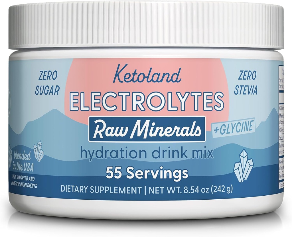 Raw Minerals + ›› Onopge smaakte Keto Electrolytes Poeder 