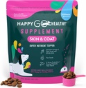 Skin & Coat Supplements for Dogs Probiotic & Prebiotic Benefits with Wild Salmon Omega 3s to Help Your Dog Shine from The Inside Out 