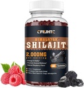 Shilajit Gummies 2000mg - Shilajit Pure Himalaya Organic for Men & Women 85+ Trace Minerals Shilajit Resin with Ashwagandha, Maca, Black Seed Oil - Energy, Brain, Immunity, Sugar Free Raspberry 60ct
