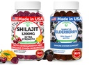 Lunakai USA Made Shilajit & Elderberry Gummies Bundle – Energy and Immune Support – Non-OGM & Delicious