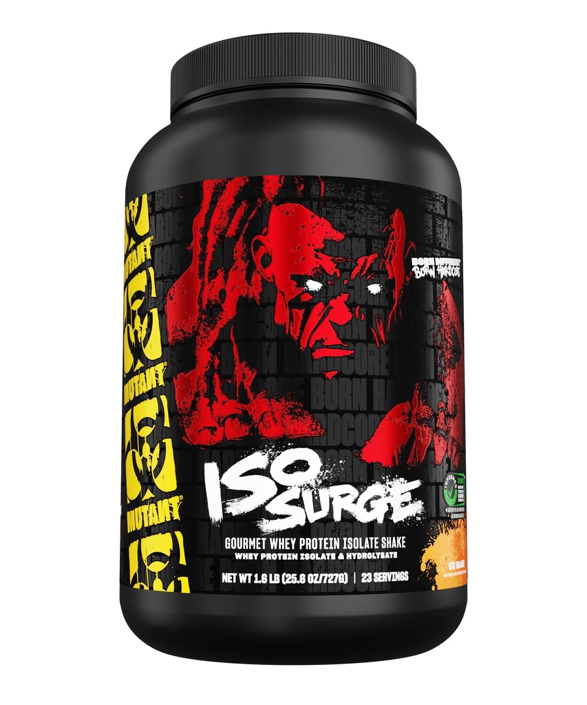 Mutant ISO Surge Wei Proteïne Isolaat Poeder werkt snel om te helpen herstellen, Build Muscle, Bulk en Strength, 1.6 lb - Big Orange Dreamsicle