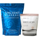 Oude mineralen Magnesium badvlokken - Envirodica Magnetische klei - Pure Genuine Zechstein Chloride - Natuurlijke Detox met natrium en calcium Bentoniet kleipoeder