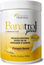 Medtrition Banatrol® Antidiarrhée naturelle avec prébiotiques, soulagement de la diarrhée chronique, SBI, Diarrhée récurrente, aliments médicaux cliniquement soutenus, 90 portions non constipantes (pineapple)