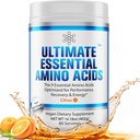 Ultimate 100% essentiële Aminozuren Poeder [Citrus smaak, 60 (5g) Servers] BCAA Plus L-Lysine, L-Threonine, L-Fenylalanine, L-Methionine, L-Histidine & L-Tryptofaan Voedingssupplement