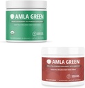 Amla Powder & Green Tea Superfood Supplement, Antioxidant Support, Gemaakt met Indiase kruisbessen (90 porties) & Hibiscus (30 porties), Biologisch, Veganistisch
