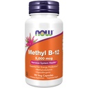 NOW Foods Supplementen, Methyl B-12 5000mcg, methylcobalamine, hypoallergeen, 90 Veg Capsules