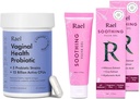 Rael Bundle - Probiotica Supplementen voor vrouwen, spijsverteringsenzymen, urinetrek gezondheid (30 dagen aanbod) & kalmerende Vulva Gel - pH Balance Vrouwelijke Wash (1,7 Fl Oz, verpakking van 2)