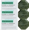 Dermabon 2% steenkoolteer Psoriasis Body Wash & Eczeem Bar Zeep (3 Pack) 