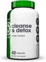 Top Secret Nutrition Cleanse & Detox 7-Day Formula Dieetsupplement Colon en Lever Reiniging Mengen met Prebiotica en Probiotica voor mannen en vrouwen (42 veggie caps)