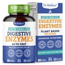 Beste spijsverteringsenzymen voor vrouwen en mannen met Lactase Lipase Amylase Bromelain. Enzymen voor spijsvertering en spijsverteringsziekte. Gas en opgeblazen verlichting voor vrouwen en mannen. Gallblaas Enzymen & Supplementen.