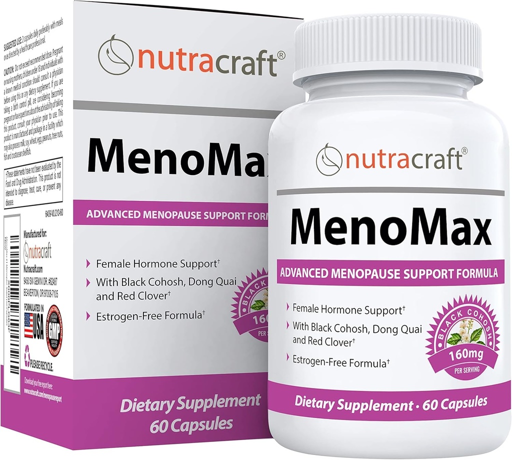 MenoMax #1 Menopauze Relief Supplement 