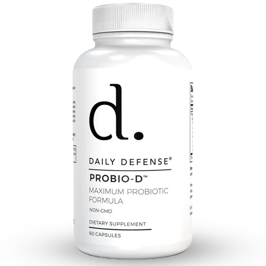 Probiotic Immune Support Supplement - Dagelijkse Probiotica voor mannen met constipatie en gas - Digestie- en opgeblazen supplement & Probiotica voor vrouwen - 60 capsules, PROBIO-D
