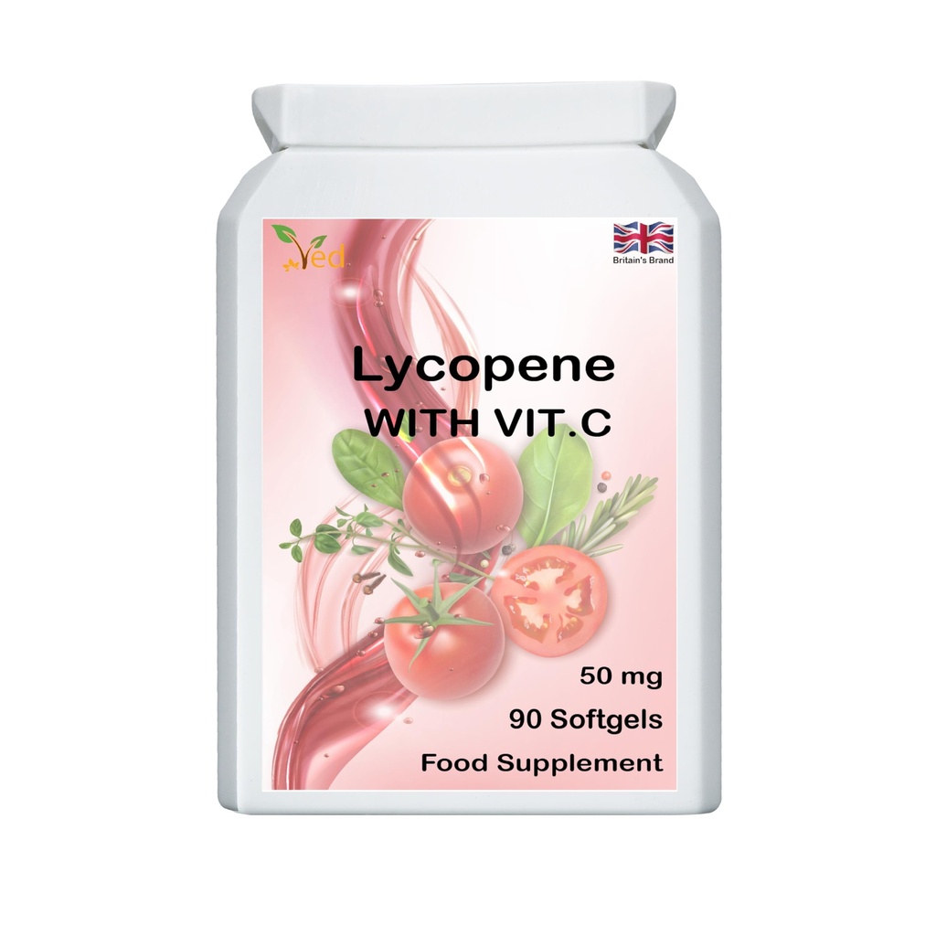 Ved Lycopeen supplement 50mg x 90 Softgel