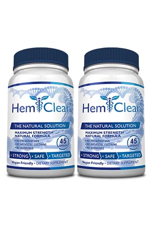 voor aambeien - Veganistische formule voor aambeienrelief & bloedvatgezondheid - maximale sterkte 2 fles 90 capsules