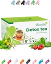 Natrual Detox Tea for Gut,Liver & Whole Body,11 Kruidenmix voor Maag Flatulentie Relief,Digestief Tract Detoxification,Optimaal Intestinaal Transit,30 Individuele Sachets(1 Box)