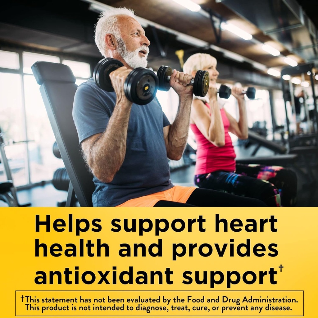 Nature Made CoQ10 100mg with Black Pepper Extract for Enhanced Nutrient Absorptie, Dietary Supplement for Heart Health Support, 30 Softgels, 30 Day Supply (pack of 2)