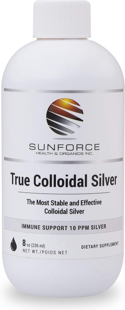 Vrai supplément d'argent colloïdal - 10 ppm