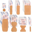 Lounsweer 720 stuks Diverse Bandages Variety Pack Bulk Eerste Hulp Kit Refill Supplies Flexibele Stof Kleefstof Ademende Vingertip Knokkelvlek Bandages Waterdicht voor wapens Knieën Wond Care Scrapes