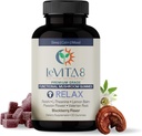 LeVITA8 Premium Reishi Paddestoel Slaap Gummies - 100% natuurlijke BlackBerry smaak - Promoot Kalm & Mood Balance voor diepe slaap - 1 maand aanbod voor natuurlijke slaaphulp Melatonine-vrij