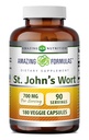 Formules étonnantes Supplément de millepertuis (Hypericum Perforatum Extract) $ 700 Mg par portion $ Capsules de légumes $ Sans gluten $ Non-OGM $ Fabriqué aux États-Unis (1 Pack $ 180 Comte)